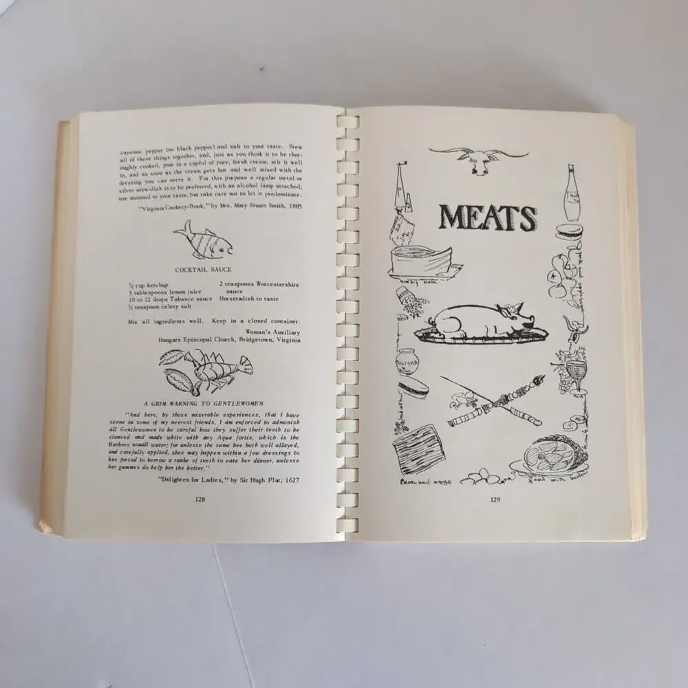 Virginia‎ Cookery Past and Present Cookbook Olivet Episcopal Church Paperback